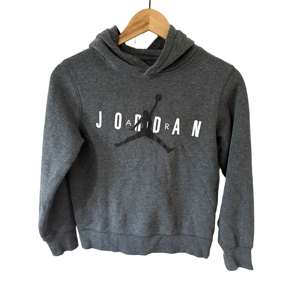 Jordan Charcoal Hoodie with Logo